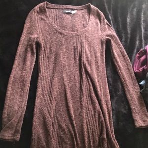 Long sleeve sweater dress